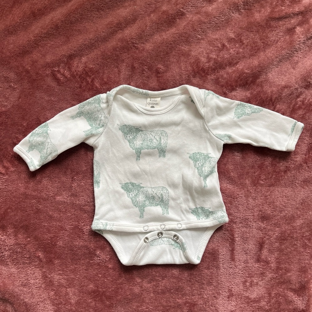Kate Quinn newborn long sleeve onsie